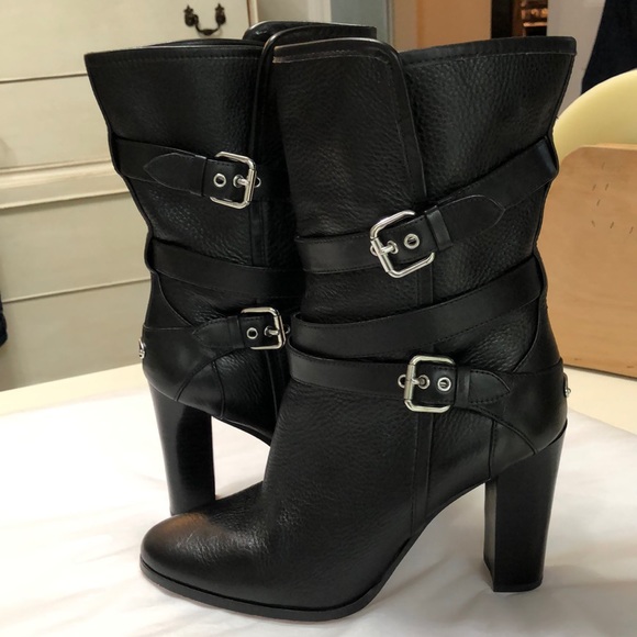 Coach Shoes - Gorgeous Coach Alexandra Black Boots 9